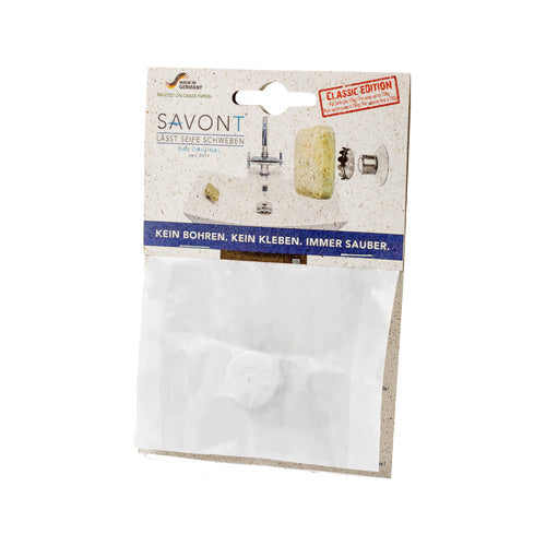 SAVONT Porta Jabón Magnético Flotante Original  Siempre seco y limpio  Jabonera escurridora para ducha o lavabo