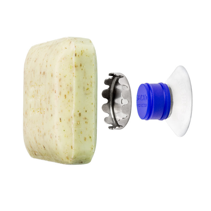 SAVONT Porta Jabón Magnético Flotante Original  Siempre seco y limpio  Jabonera escurridora para ducha o lavabo